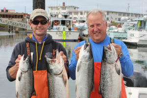 Fishermen, including our own Tony Floor at right, are giddy about this year's Columbia River chinook runs. 