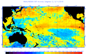 SST Anomaly Chart.14.2015