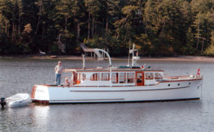 Fairweather at anchor in the Pacific Northwest