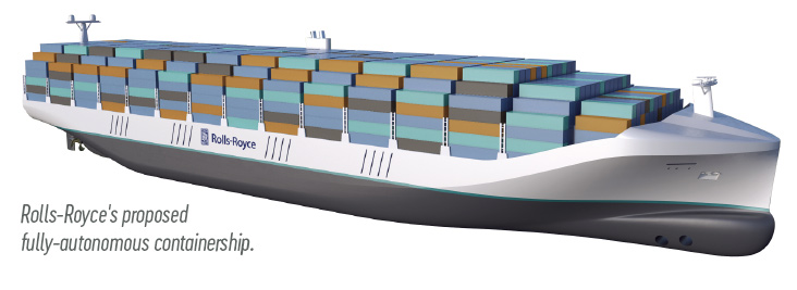 Rolls Royce Automated Containership