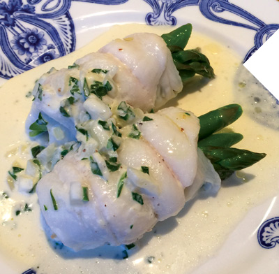 Poached Sole