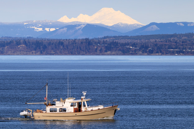 On the Sound with Mount Baker