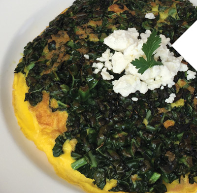 Spinach or Herb Frittata 