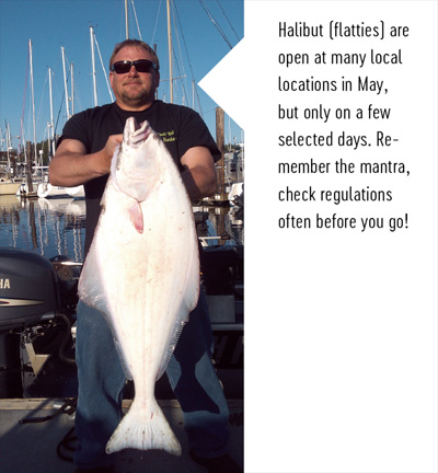 Kevin Klein with Halibut