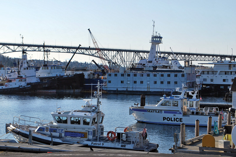 Police Boats, Photo by Joe Wolf/Flickr