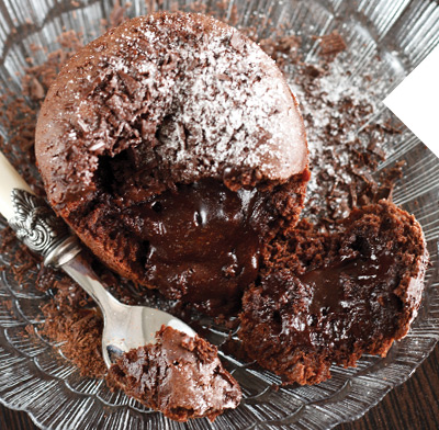 Individual Molten Chocolate Cakes
