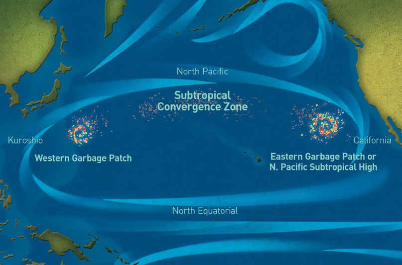 Garbage Patch Map - NOAA