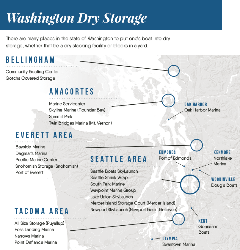 Washington Dry Storage Map