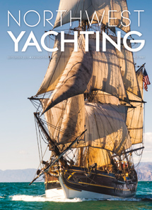 Northwest Yachting September 2019 Cover - Photo by Rick Horn