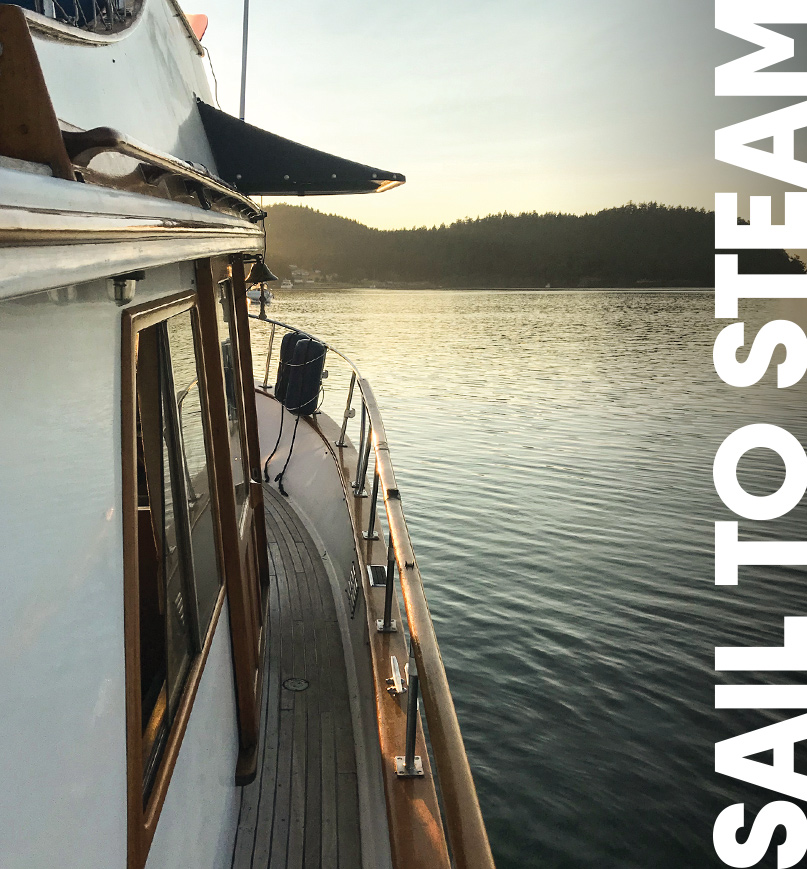 Sail to Steam - Greg Van Belle's CHB 34
