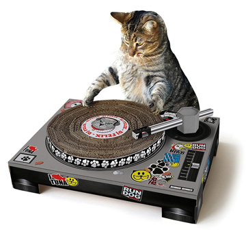 DJ Cat Scratch Pad