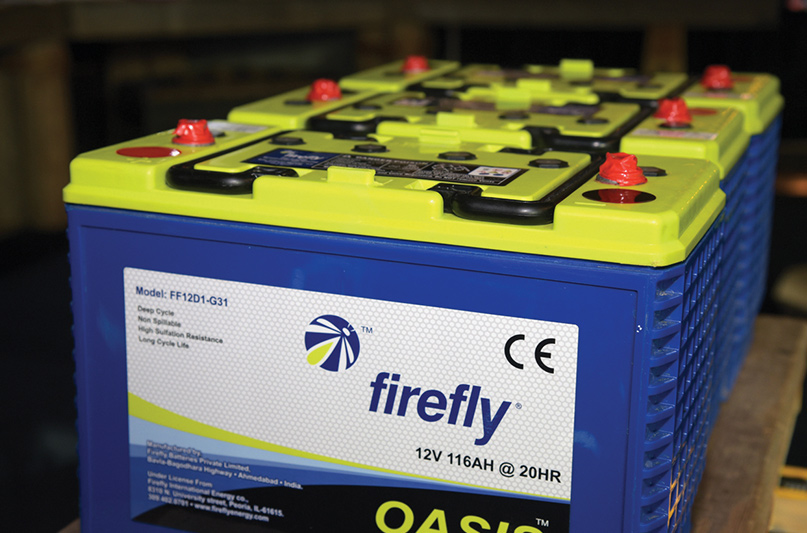 Firefly Oasis carbon foam AGM battery