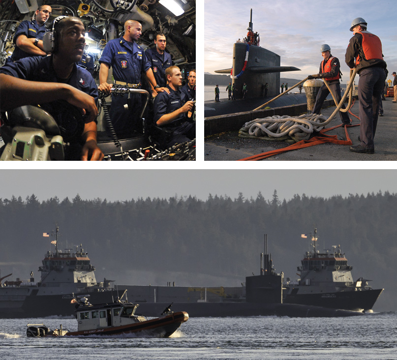 Kitsap-Bangor Subs, Photos: United States Navy & Alex Kwanten